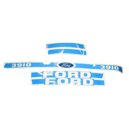 Aftermarket Blue Hood Decal Set MAE30-0935